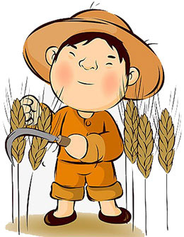 行业_农林牧渔_小图内容_农民_劳动_收获_文章样式模板素材库_速排